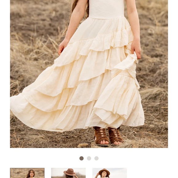 Joyfolie Mia Joe Caroline Dress in Cream - Picture 4 of 4